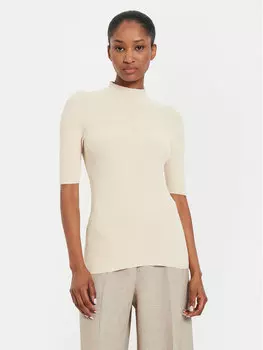 Свитер обычного кроя Kontatto, бежевый