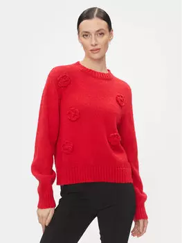 Свитер обычного кроя Kontatto, красный