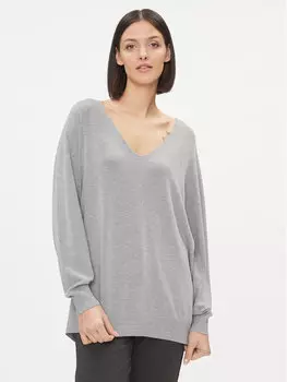 Свитер обычного кроя Kontatto, серый