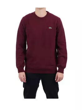 Свитер обычного кроя Lacoste, бургундия