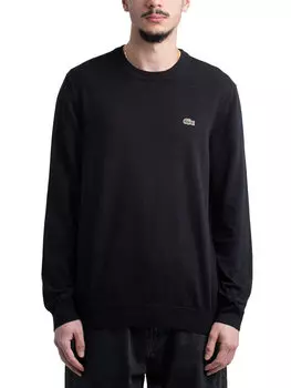 Свитер обычного кроя Lacoste, черный