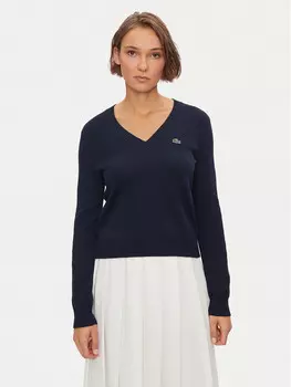 Свитер обычного кроя Lacoste, синий