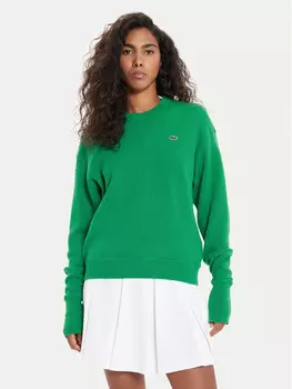 Свитер обычного кроя Lacoste, зеленый
