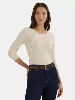 Свитер обычного кроя Lauren Ralph Lauren, экрю