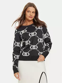 Свитер обычного кроя Liu Jo Sport, черный