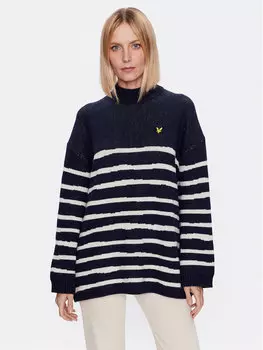 Свитер обычного кроя Lyle & Scott, синий