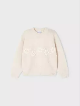 Свитер обычного кроя Mayoral, экрю