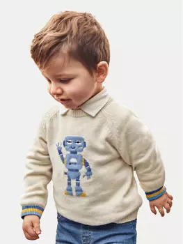 Свитер обычного кроя Mayoral, экрю