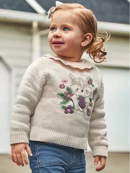 Свитер обычного кроя Mayoral, бежевый