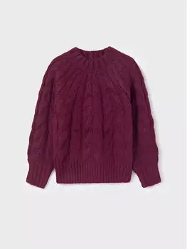 Свитер обычного кроя Mayoral, фиолетовый