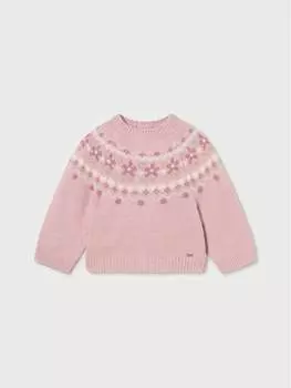 Свитер обычного кроя Mayoral, розовый