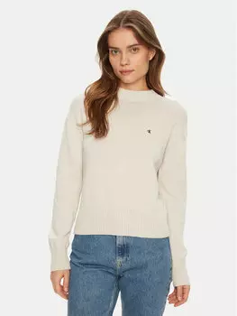Свитер обычного кроя Monogram J20J224802 Calvin Klein Jeans, экрю
