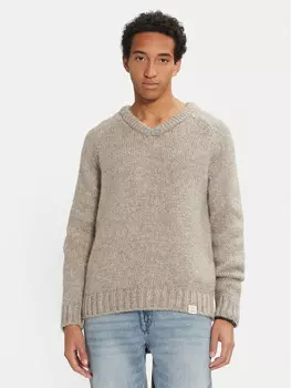 Свитер обычного кроя Mustang, бежевый