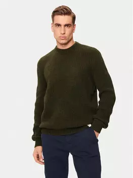 Свитер обычного кроя Mustang, зеленый
