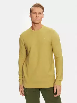 Свитер обычного кроя Mustang, желтый