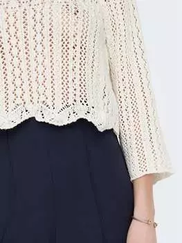 Свитер обычного кроя Only, белый