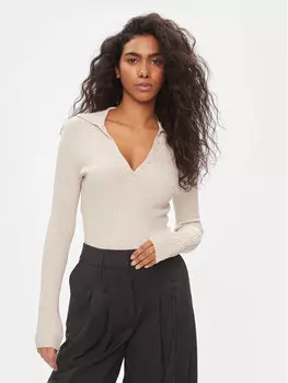 Свитер обычного кроя Only, бежевый