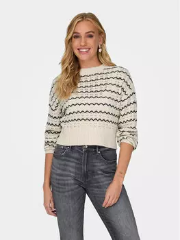 Свитер обычного кроя Only, бежевый