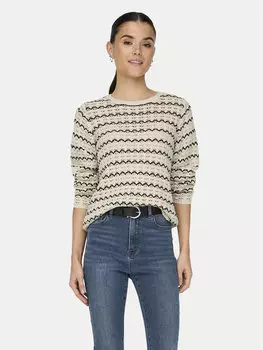 Свитер обычного кроя Only, бежевый