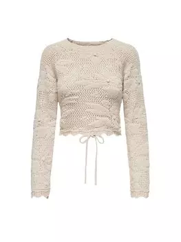 Свитер обычного кроя Only, бежевый