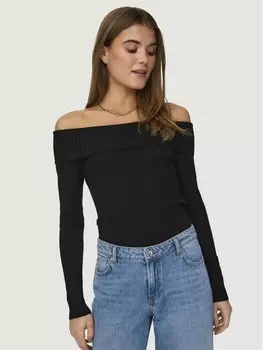 Свитер обычного кроя Only, черный