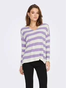 Свитер обычного кроя Only, фиолетовый