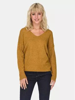 Свитер обычного кроя Only, оранжевый