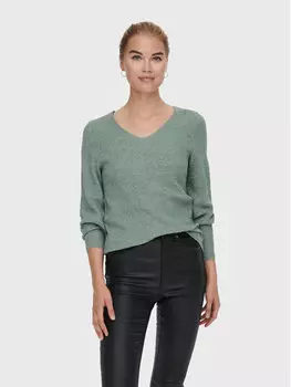 Свитер обычного кроя Only, зеленый
