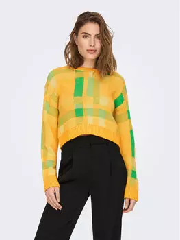 Свитер обычного кроя Only, желтый