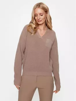 Свитер обычного кроя Peserico, бежевый