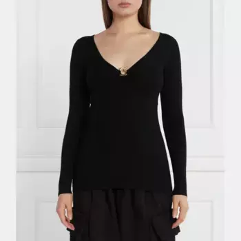 Свитер обычного кроя Pinko, черный