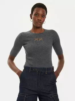 Свитер обычного кроя Pinko, серый