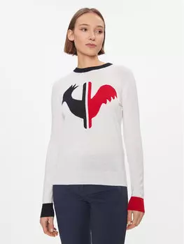 Свитер обычного кроя Rossignol, белый