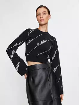 Свитер обычного кроя Rotate, черный