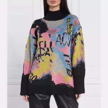 Свитер обычного кроя с добавлением шерсти Actitude_Twinset, мультиколор