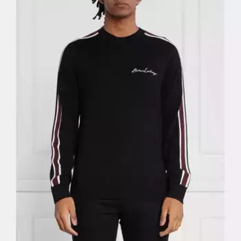 Свитер обычного кроя с добавлением шерсти Armani Exchange, синий