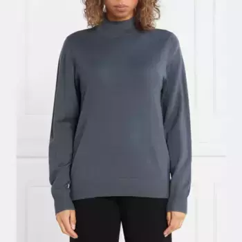Свитер обычного кроя с добавлением шерсти Armani Exchange, черный