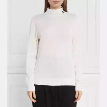 Свитер обычного кроя с добавлением шерсти Armani Exchange, бежевый
