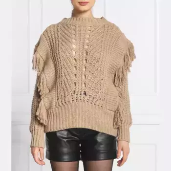 Свитер обычного кроя с добавлением шерсти Galle Paris, бежевый