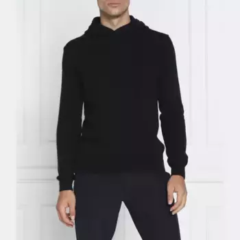 Свитер обычного кроя с добавлением шерсти и кашемира Oscar Jacobson, синий