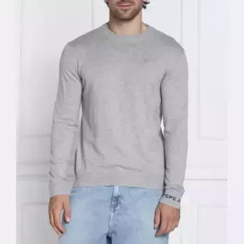 Свитер обычного кроя с добавлением шерсти и кашемира Pepe Jeans London, серый