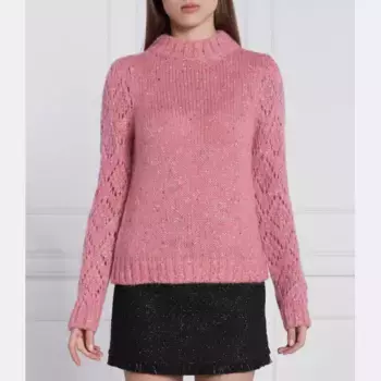 Свитер обычного кроя с добавлением шерсти Liu Jo, розовый