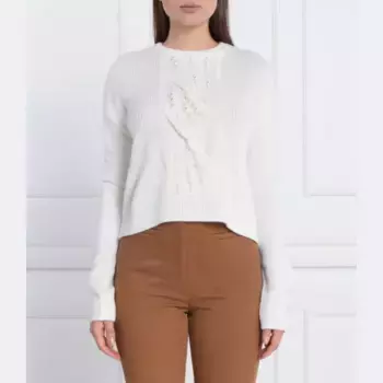 Свитер обычного кроя с добавлением шерсти Liu Jo, белый