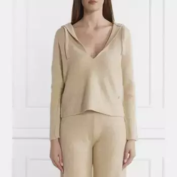 Свитер обычного кроя с добавлением шерсти Patrizia Pepe, бежевый