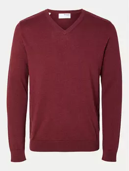 Свитер обычного кроя Selected Homme, красный