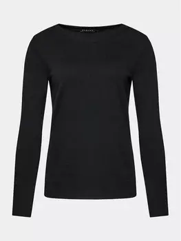 Свитер обычного кроя Sisley, черный