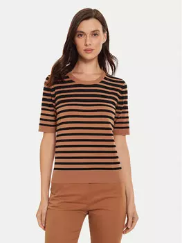 Свитер обычного кроя Sisley, коричневый