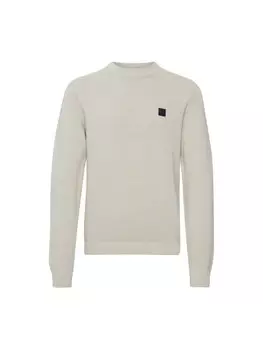 Свитер обычного кроя Solid, бежевый