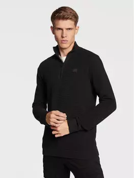 Свитер обычного кроя Solid, черный