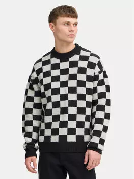 Свитер обычного кроя Solid, черный